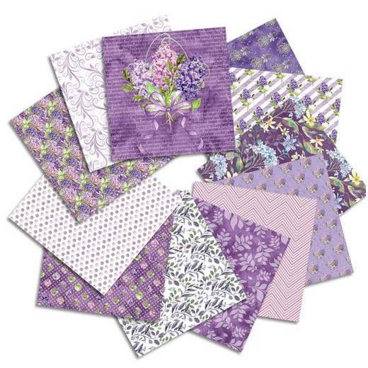 Scrapbooking Patterned Paper 6&quot;x6&quot; - Garden II (24 sheets)