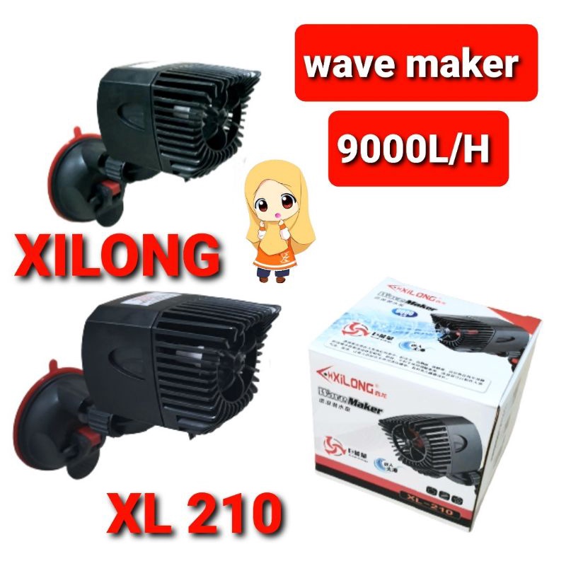 pompa aquarium membuat arus gelombang xilong XL-210 wave maker