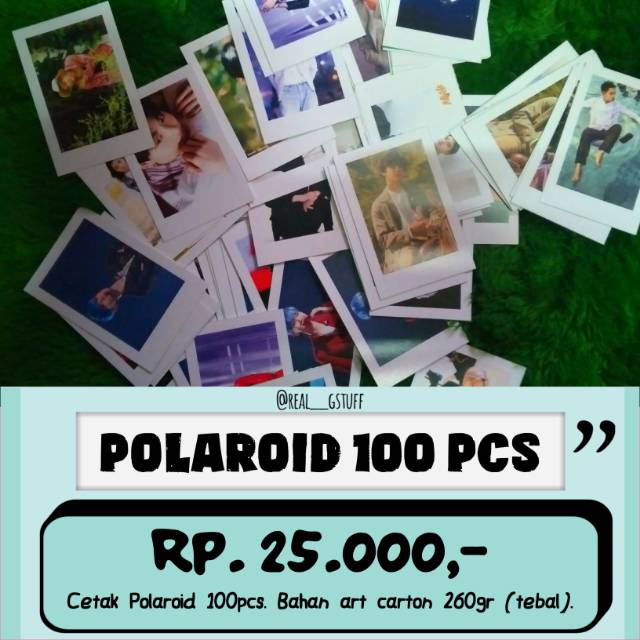 Cetak Polaroid 100 pcs