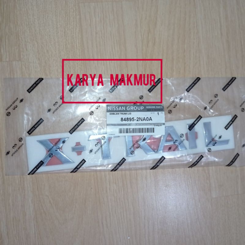 EMBLEM BAGASI NISSAN XTRAIL T30 " X-TRAIL "