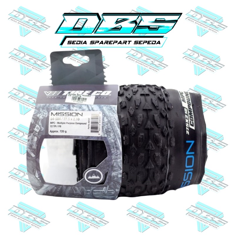 BAN LUAR VEE TIRE 27.5 X 2.10 MPC MISSION FOLDABLE TLR 27.5INCH 210
