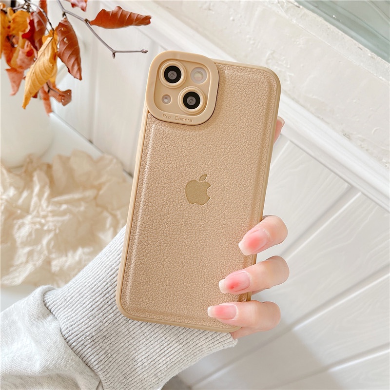 Soft Case Bahan Kulit Tahan Banting Untuk Iphone 13 12 11pro 13pro Max 12 11 11pro 12 Pro Max