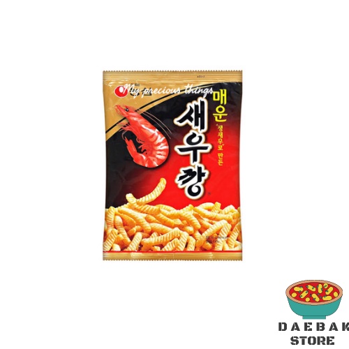 

Nongshim Shrimp Cracker Hot & Spicy 75g - Korean Snack Udang Cracker 75gr