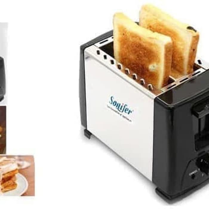Toaster Sonifer SF-6007 / Pemanggang Pop Up / Roti Otomatis Loncat original