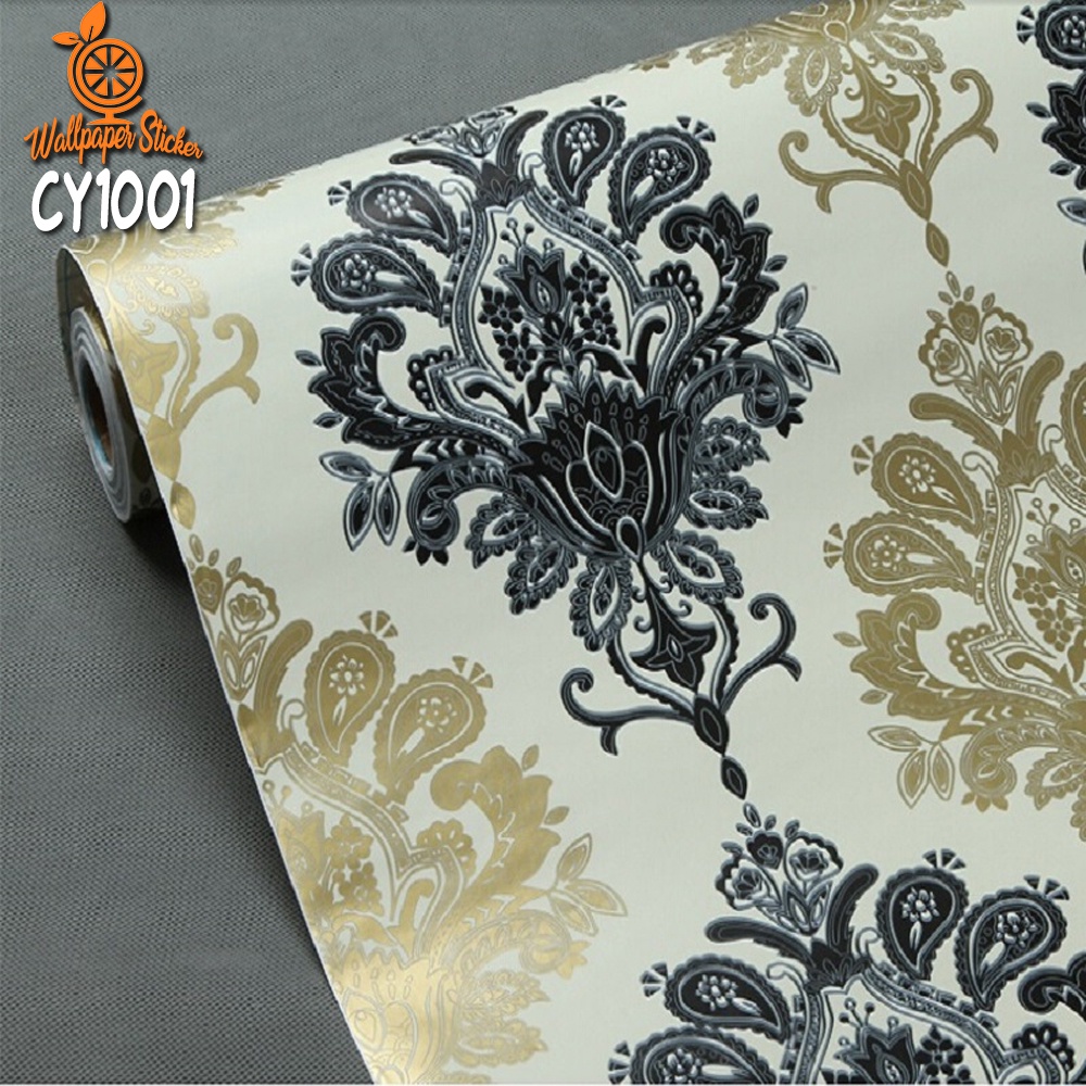 PROMO - TERMURAH PAKET Wallpaper 2ROLL Stiker Dinding Motif Dan Karakter Premium Quality MOTIF BATIK MODERN ( BUY 1 GET 1 FREE ) GH023 / GH024 / GH025