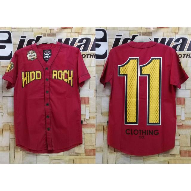 KEMEJA BASEBALL KIDDROCK ORIGINAL