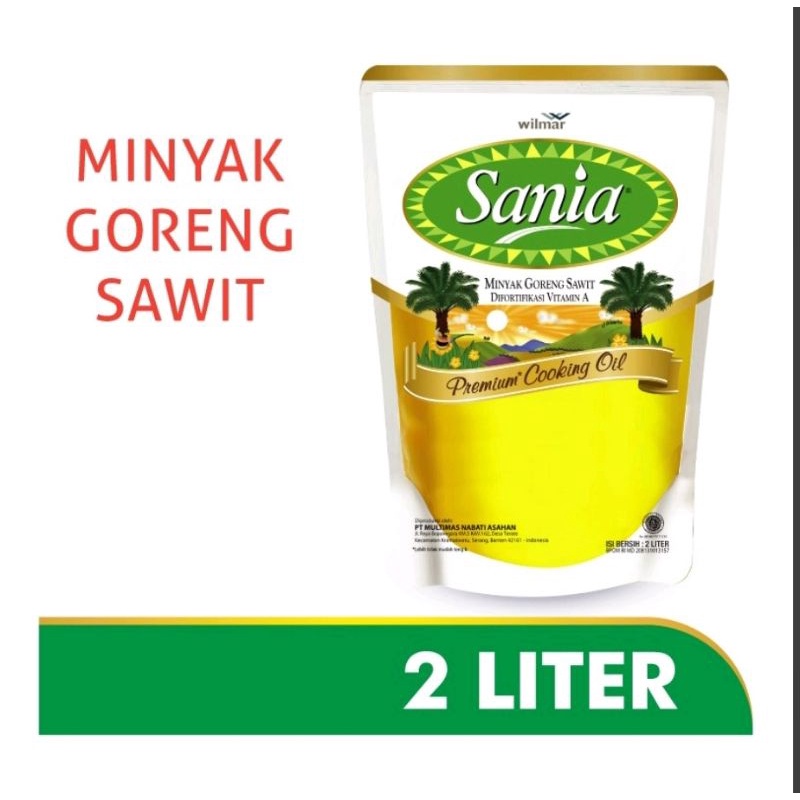 

Sania Minyak Goreng 2L Pouch