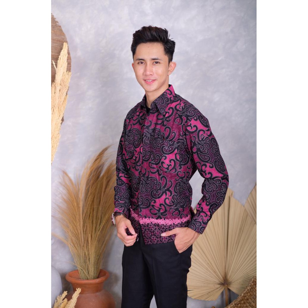 BATIK PRIA LENGAN PANJANG M L XL XXL