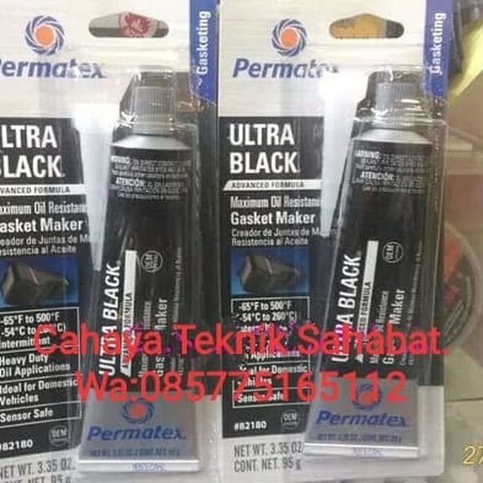 PERMATEX Ultra Black Maximum Oil Resistance