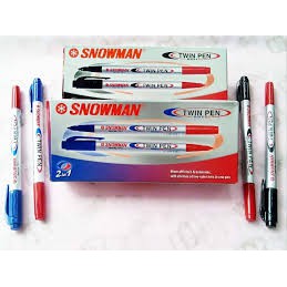 

Spidol Snowman Twin Pen Black Red Tokonasibbaik