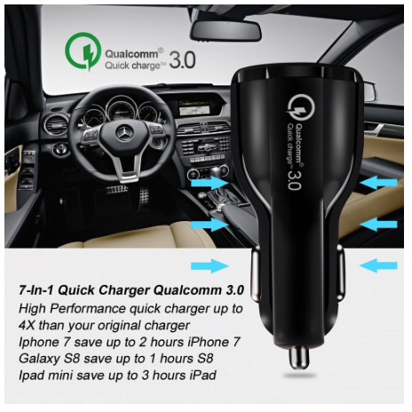 Car Charger Mobil dan Motor 3 Amper Fast charging