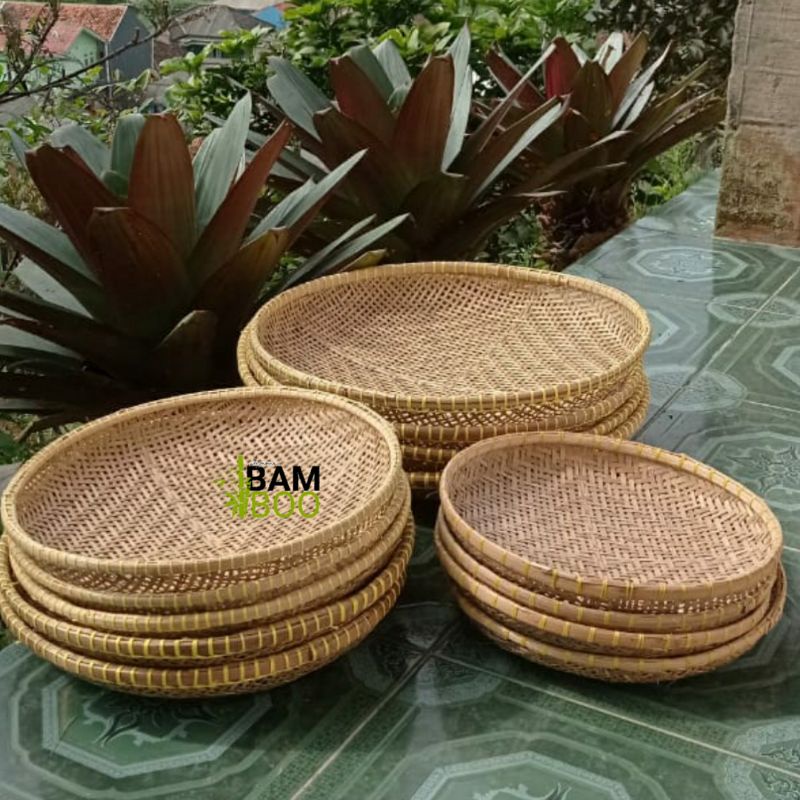 Ayakan kulit bambu termurah Diameter 53-55 ayakan kulit bambu serbaguna