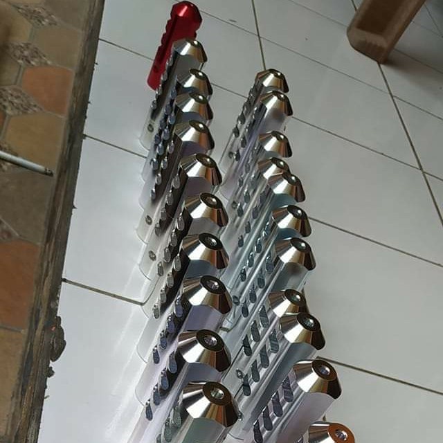 Muzzle Break Kotak Pemecah suara CNC - 4 Lubang