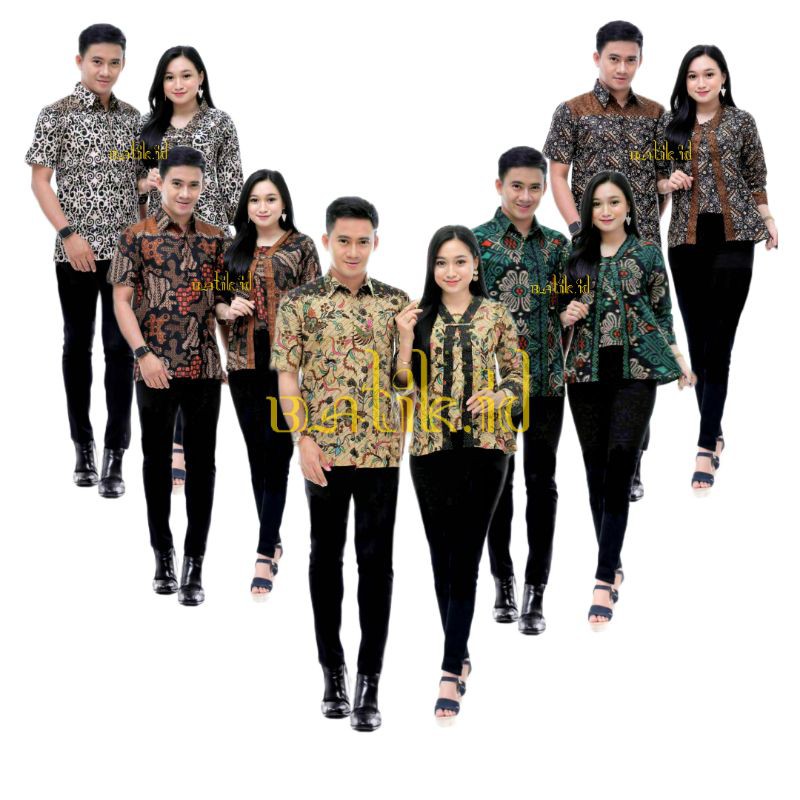 Batikid - Maura Couple - Sania Ruffle Batik Couple Seragam Batik