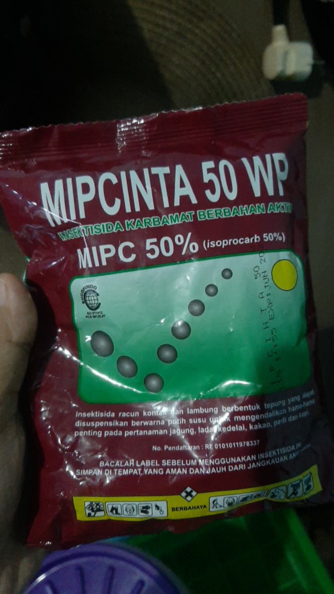 Insektisida Mipcinta 50wp 100gr Pengendali Hama Tanaman