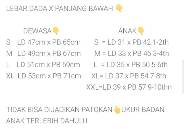 (COUPLE)ANAK&amp;Dewasa THIRTEEN NAVYA