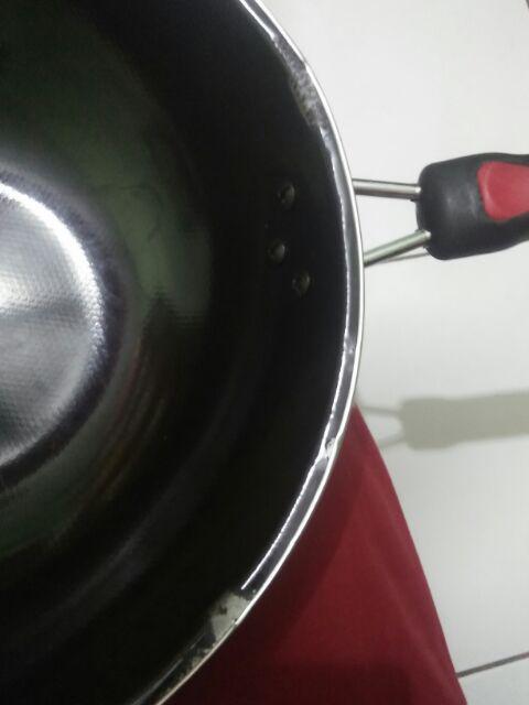 Wajan Enamel Gagang Anti Gores