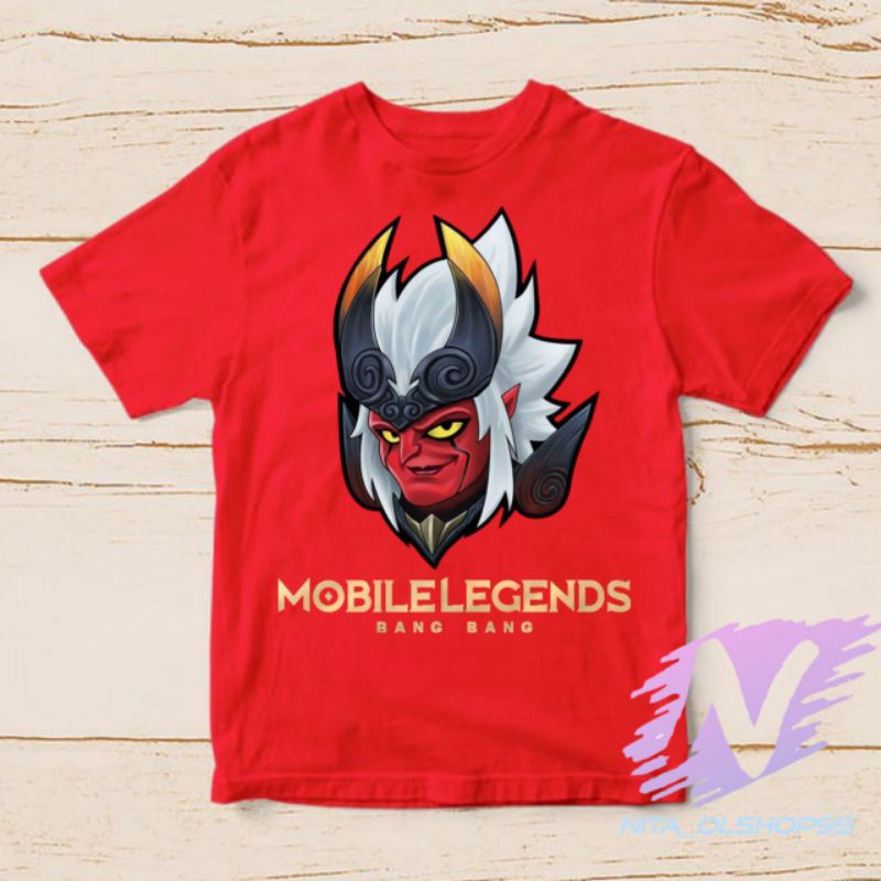 kaos anak baju anak mobile legends hero khufra skin legend