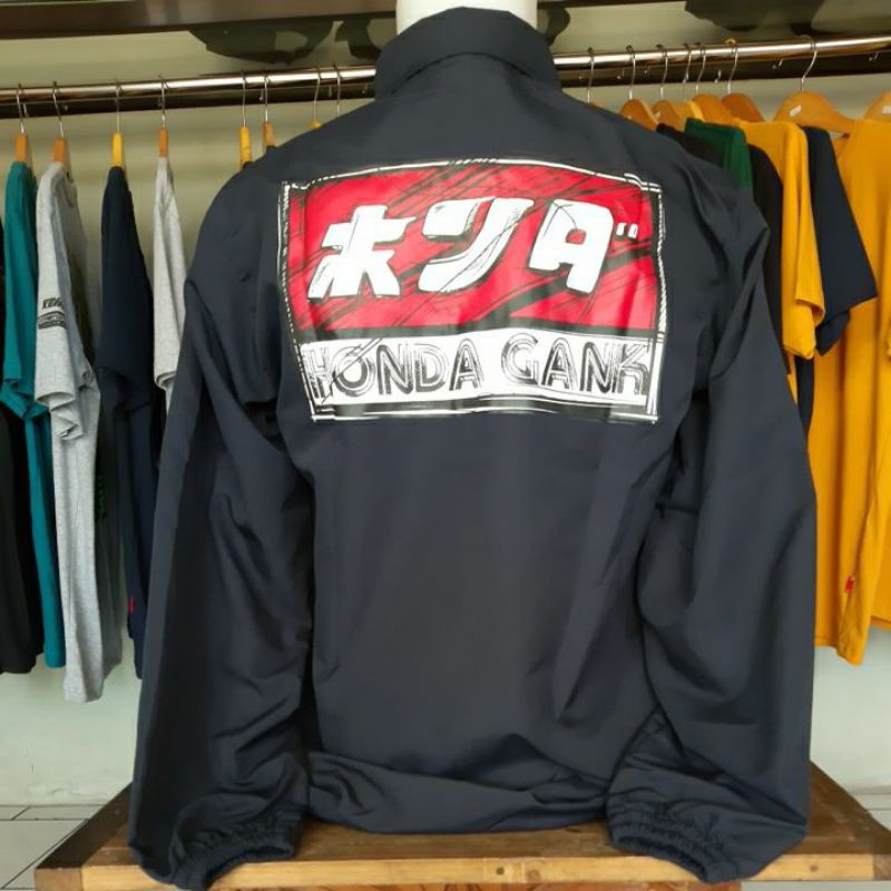 JAKET COACH  ORIGINAL PRIVATEER MERCH HONDA GANK NAVY