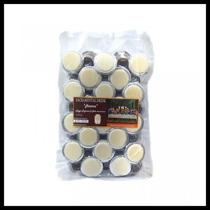 

Hosti Polos Dan Anggur Cup Isi 40 Pcs