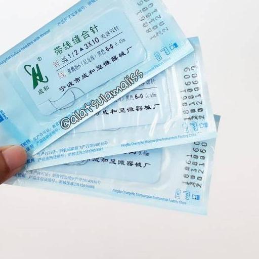 ➦ Jarum Benang Sulam Lipatan Mata 6-0 ♪