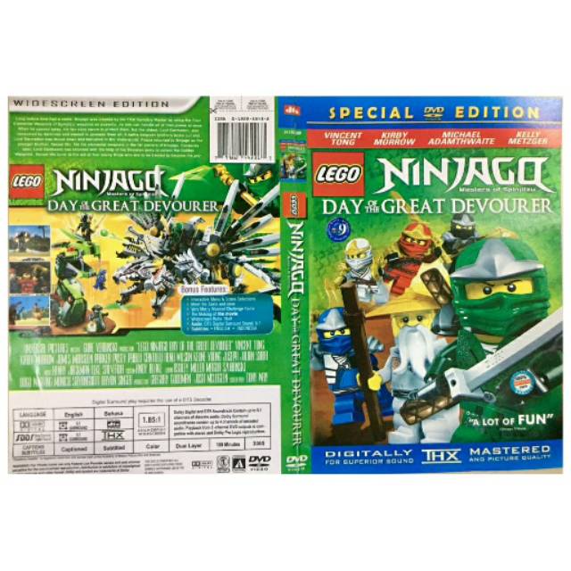 LEGO NINJAGOo DVD Koleksi kaset Kartun Animasi Anak