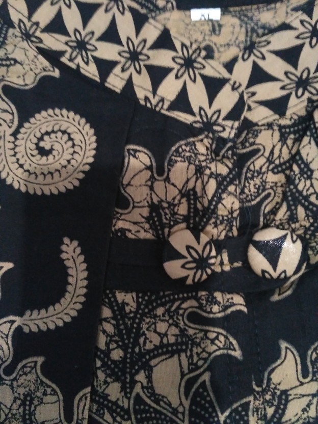 Atasan Batik Blus Batik Wanita Ziper Model Terbaru M L Xl Xxl