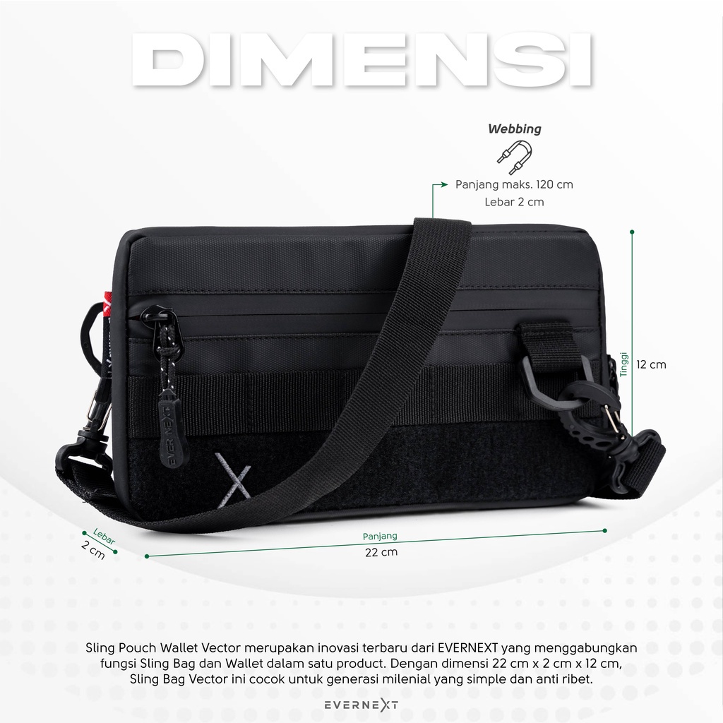 Promo tas sling pouch clutch bag unisex pria wanita waterproof kekinian terbaru tas hanbag pria multy fungsi tas selempang pria pouch bag tas dompet tangan pria tas sling pouch wallet pria waterproof anti air kualitas distro