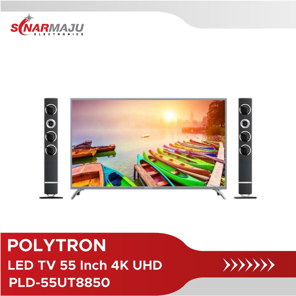 LED TV 55 Inch Polytron 4K UHD PLD-55UT8850