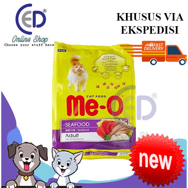 MAKANAN KUCING MEO SEAFOOD 7KG ( KHUSUS VIA EKSPEDISI )
