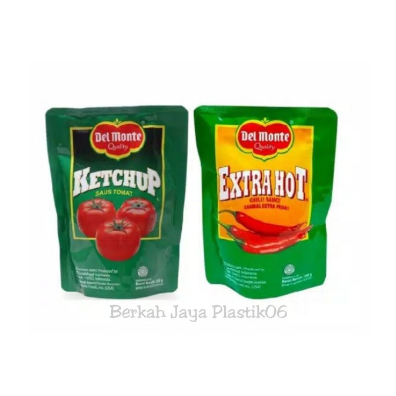 

Delmonte Saus Extra Hot dan Saus Tomat kemasan 200 gram