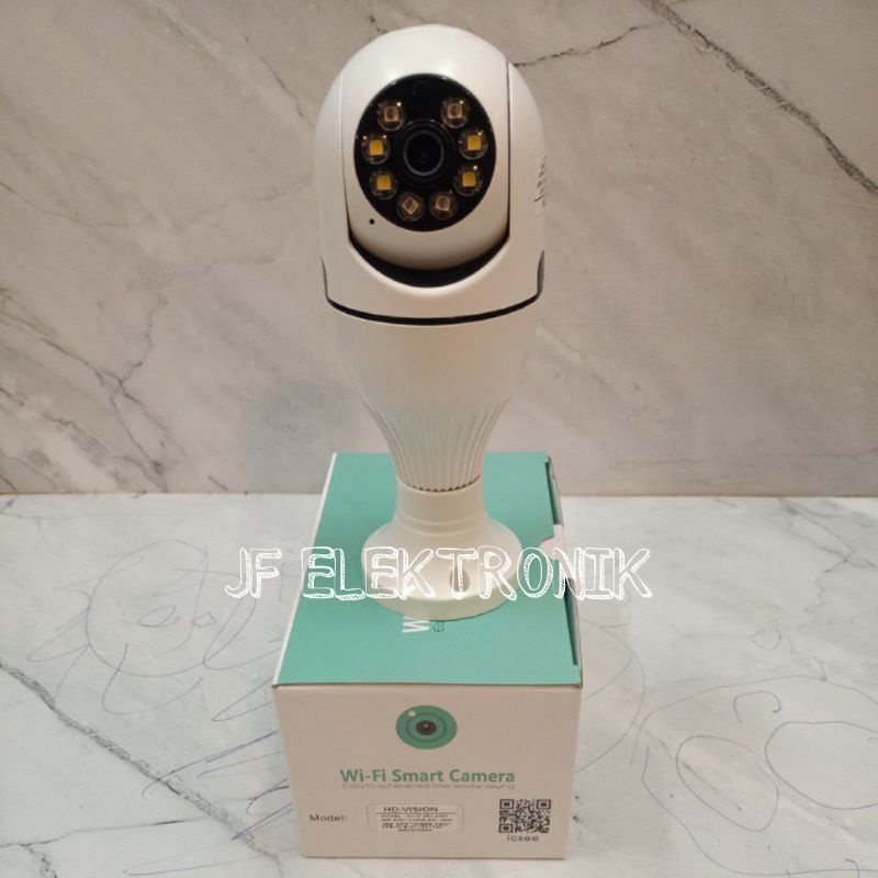 Ip camera bohlam ptz 360 colorvu 5mp aplikasi icsee