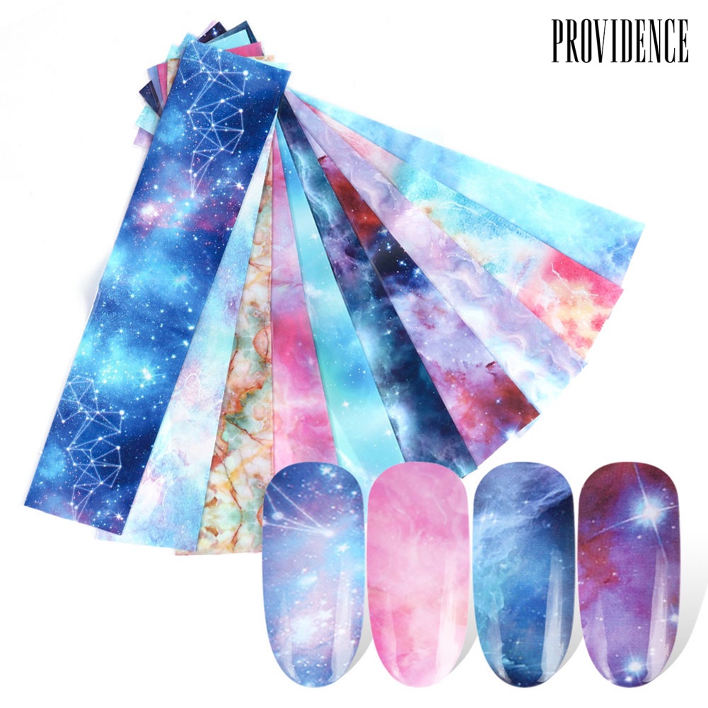 Providence DIY Star Night Sky Adhesive Nail Art Sticker Transfer Paper Decal Manicure Decor