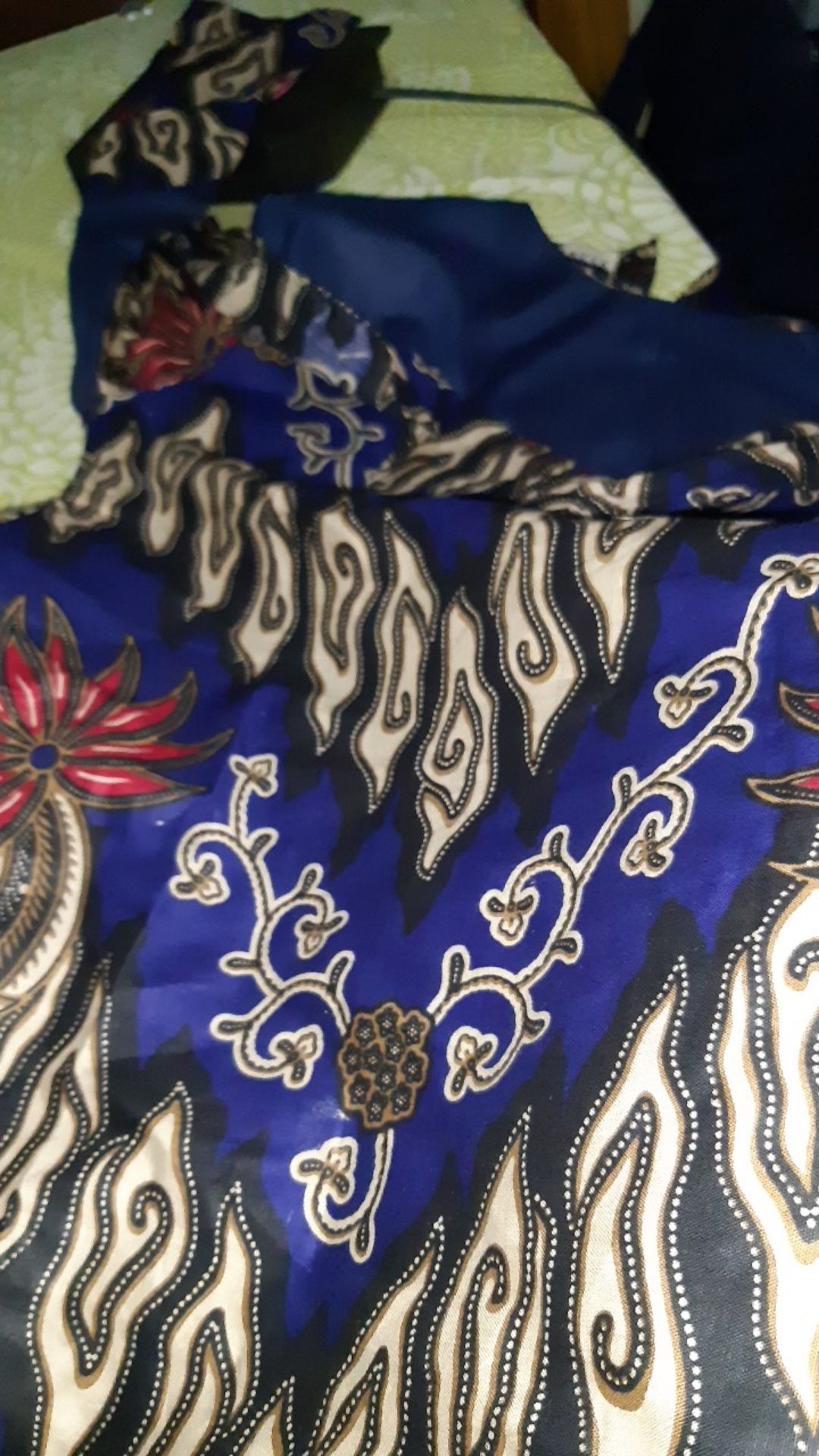 Atasan Batik Wanita Mega Soft Resleting Belakang 8810