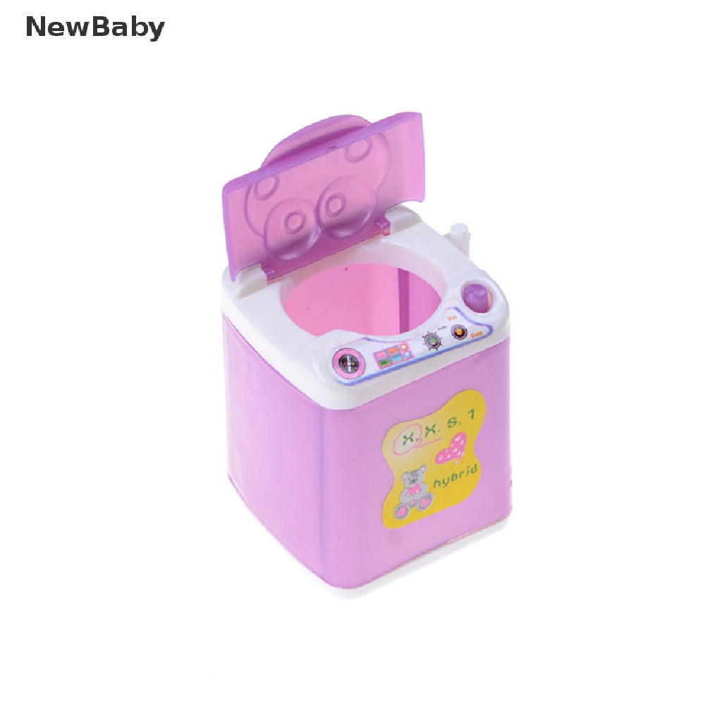 Mainan Miniatur Mesin Cuci Untuk Aksesoris Rumah Boneka