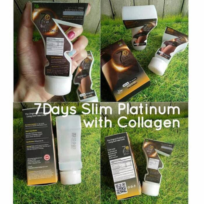 ASLI 7-DAY SLIM PLATINUM ORIGINAL / 7 DAY SLIM / 7 DAYS / PELANGSING 