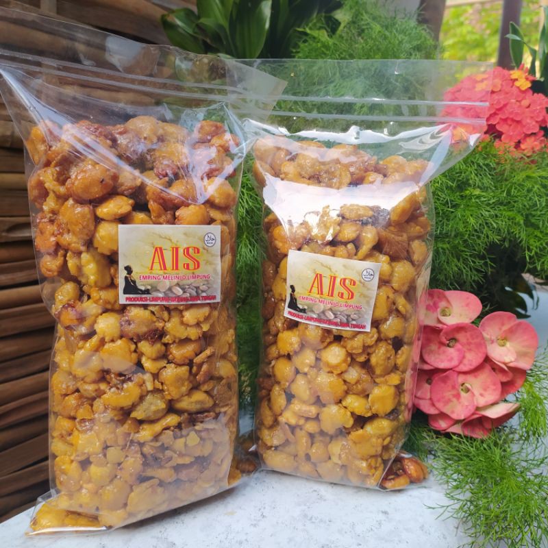 

Piscoklegit_ "Ais" Emping Melinjo Manis 1/2Kg Super / Emping Kletuk Manis Khas Limpung