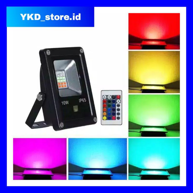Lampu Led Sorot rgb 10 watt Lampu Taman Outdoor