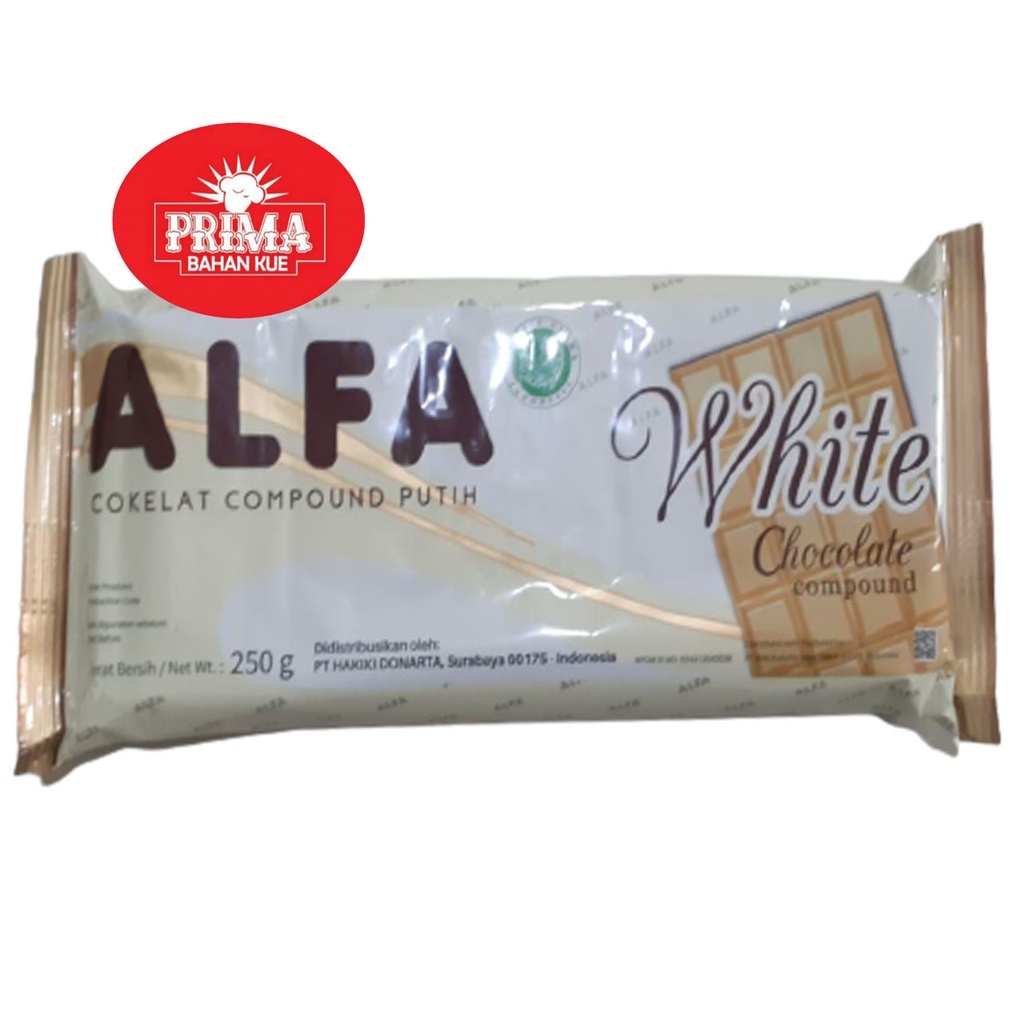 

COKLAT BLOK ALFA WHITE 250 GR