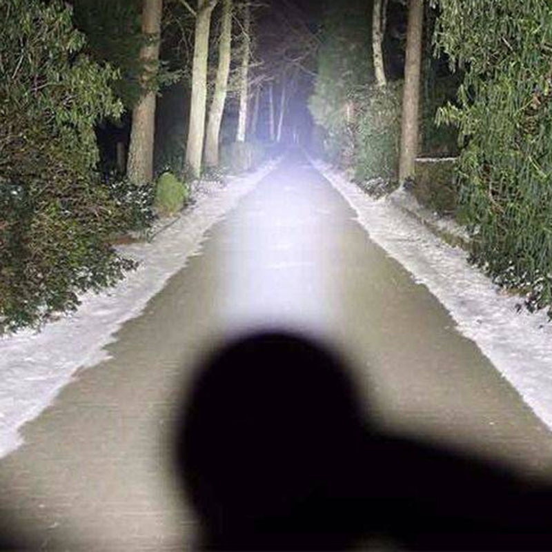 Lampu Senter LED Mini Handheld USB Rechargeable Tahan Air Untuk Outdoor / Hiking / Camping / Survival