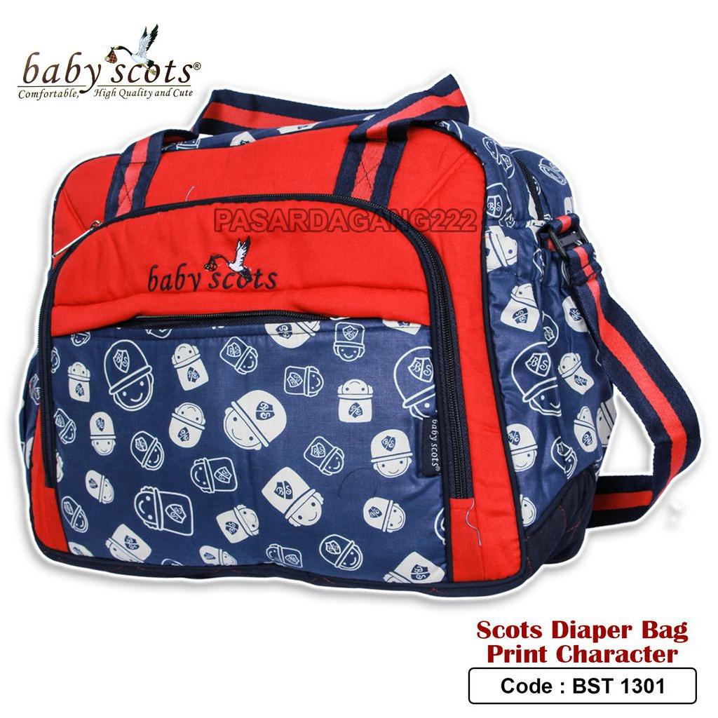 BABY SCOTS TAS BESAR PRINT CHARACTER BST1301