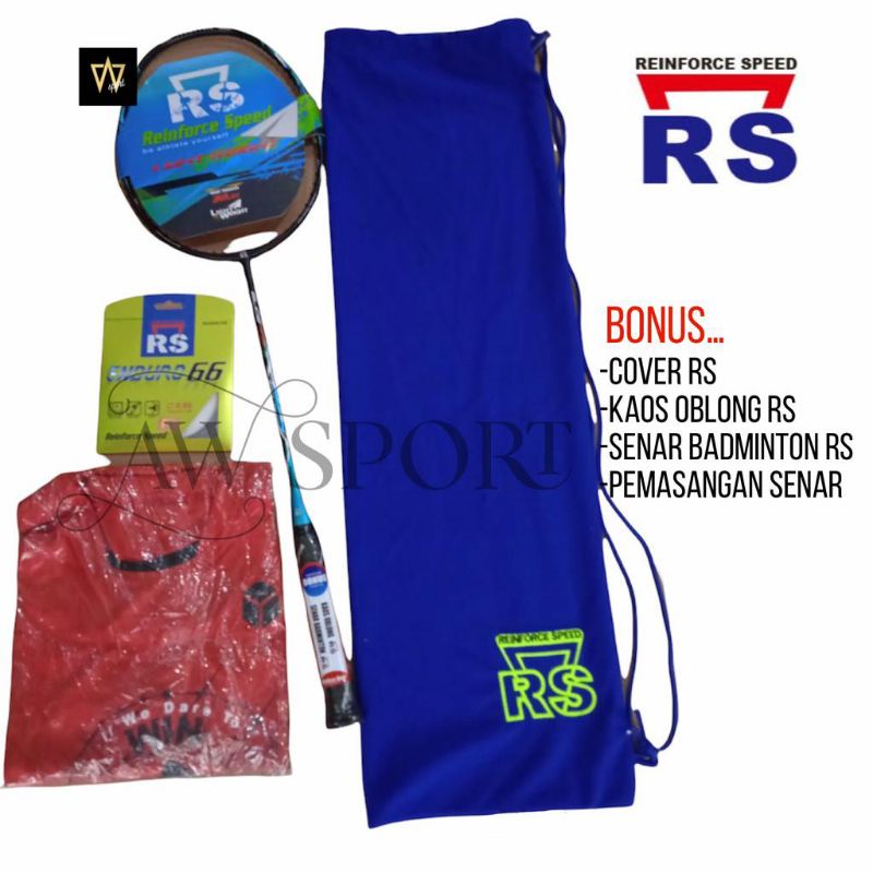 Raket Badminton RS GLIDE 72 Jade / Raket Bulutangkis Original