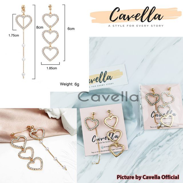 Premium Earring Anting by Cavella - Model : Alexa ER016