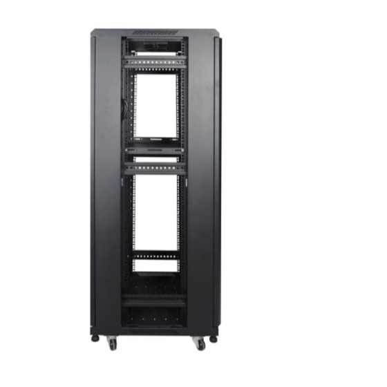 IR8027G - 27U Close Rack Depth 800mm Glass Door 19inch - INDORACK