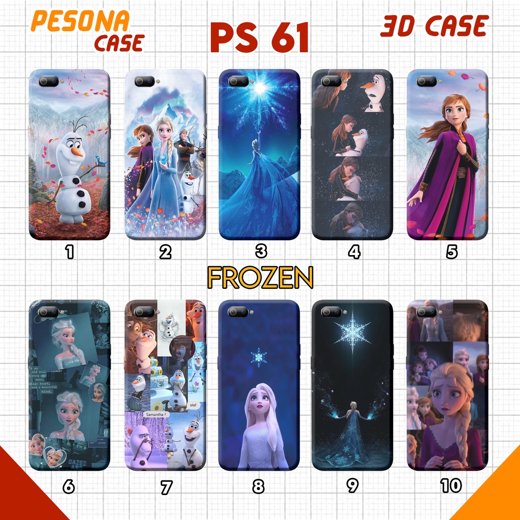 PS61 Hard Case 3D Fullprint FROZEN All Type Smartphone (MURAH)