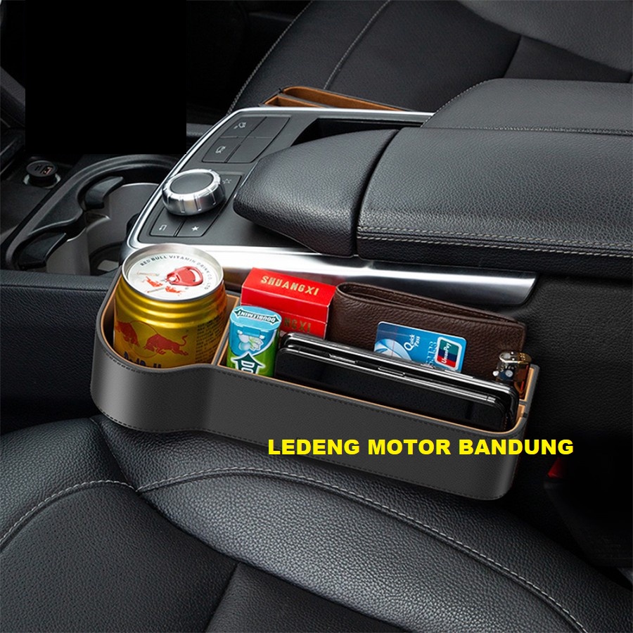 Box Organizer Selip Samping Jok Mobil Rak Car Seat Gap Storage Holder