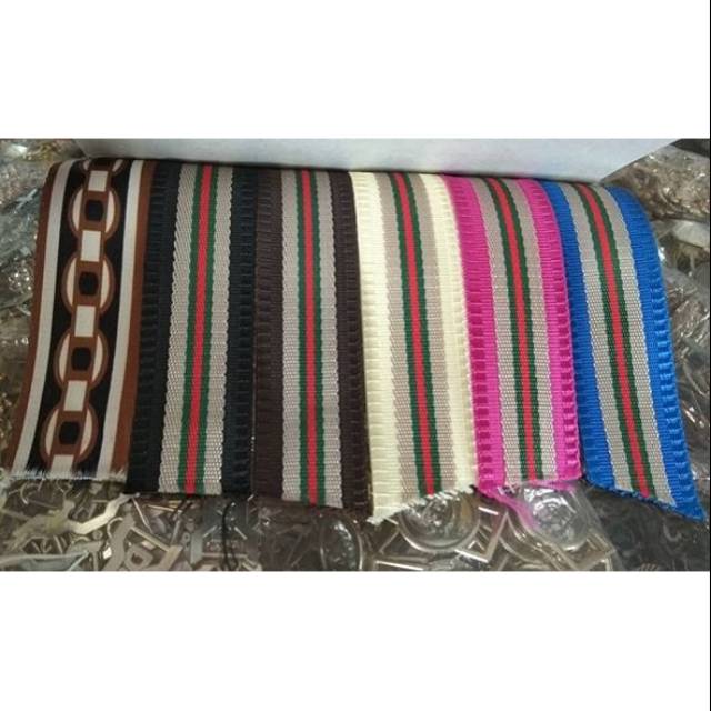 Tali Webbing Strap Tas Selempang Motif