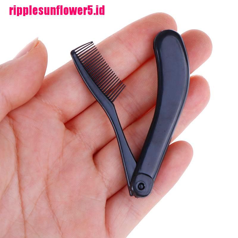 # Kaos T-Shirt Wanita Lengan Pendek Motif Print #Sisir Pemisah Bulu Mata Model Lipat