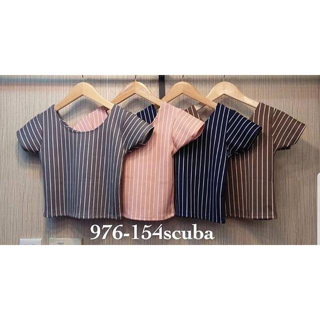 SALUR CROPTOP/BAHAN SCUBA HQ