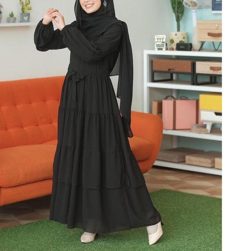 ☚ Belani Maxi Gamis Polos Remaja Dress Muslim Wanita ➷